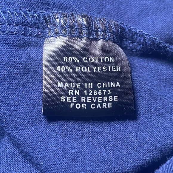 Chicago Bears NFL Team Apparel Long Sleeve Shirt M Blue & Orange - Picture 3 of 8